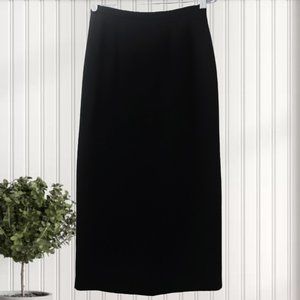 10 | Casual Corner | Back-Slit Maxi Skirt